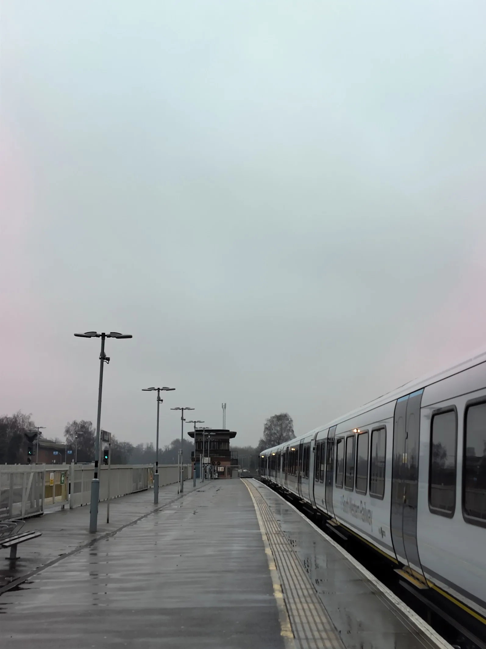 IMAGE OF SAD GREY TRAIN